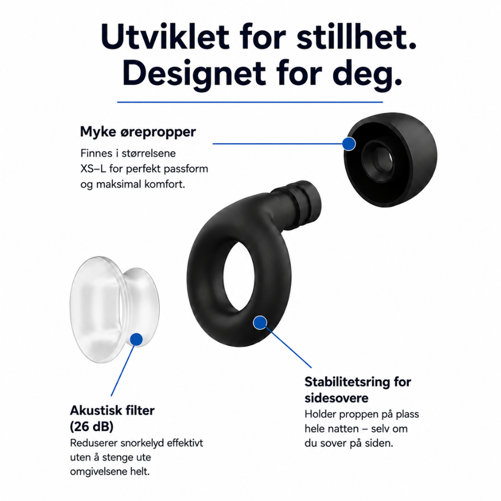 SleepSaver™ Ørepropper for søvn