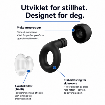 SleepSaver™ Ørepropper for søvn